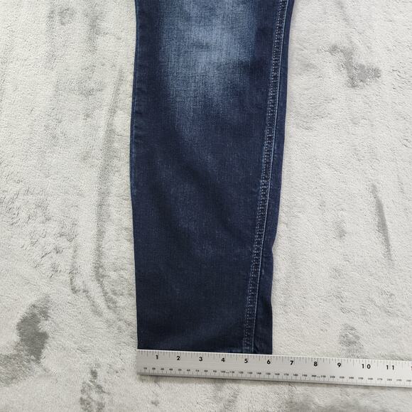 Lee Riders Jeans Womens‎ Size 18L Blue Dark Wash Mid Rise Skinny Jeans Stretch - Picture 11 of 12